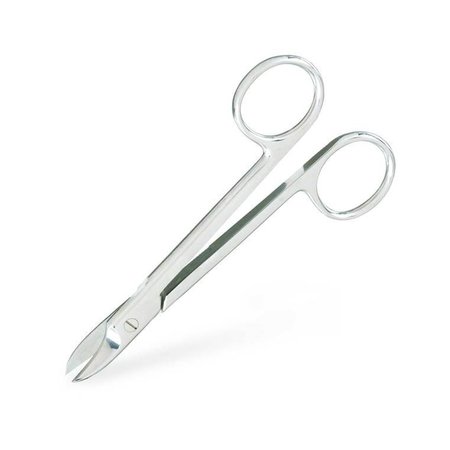VON KLAUS Wire Cutting Scissors, 4.25in, Curved, Von Klaus German Surgical Steel VK014-0121
